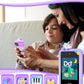 Kids Smart Phone for Girls with Holographic Pyramid, Christmas Birthday Gifts for Age 3-10 Kids Toys Cell Phone, 2.8'' Touchscre