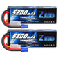 Zeee 7.4V 2S Lipo Battery 5200mAh 80C Hard Case Battery with EC3 Plug for 1/8 1/10 RC Vehicles Car RC Buggy Truggy RC Airplane D