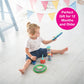 Edushape Classic Tambourine For Kids, Green - Percussion Musical Instrument Baby Tambourine For Toddlers 1-3, Kids Tambourine Fu
