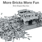 Lekebaby Building Bricks 1500 Pcs Basic Building Blocks, Compatible With All Major Brands (Gray)