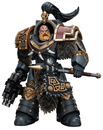Joytoy Warhammer 40K 1/18 Action Figures, Space Wolves Varagyr Wolf Guard Squad Varagyr Terminator3 Perfect For Collectors & Dec
