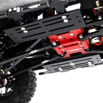 Vgoohobby Metal Side Pedal Step Foot-Plate Pedal Adjustable Running Board Compatible With Traxxas Trx4 Defender Scx10 Iii Ax1030