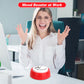 Cozymate Shrieking Goat Desk Toy Button For Men Women Funny Buttons With Goat Sound Prank White Elephant Gag Gifts For Office (Red, 1P)