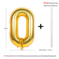 40 Inch Gold Number Balloons Helium Foil Mylar Balloon Birthday Party Banquet Decoration 10
