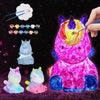 Minleway Paint Your Own Unicorn Lamp Kit, Arts and Crafts for Kids Ages 8-12,Art Supplies Birthday Gifts for Friends Kids, Arts 