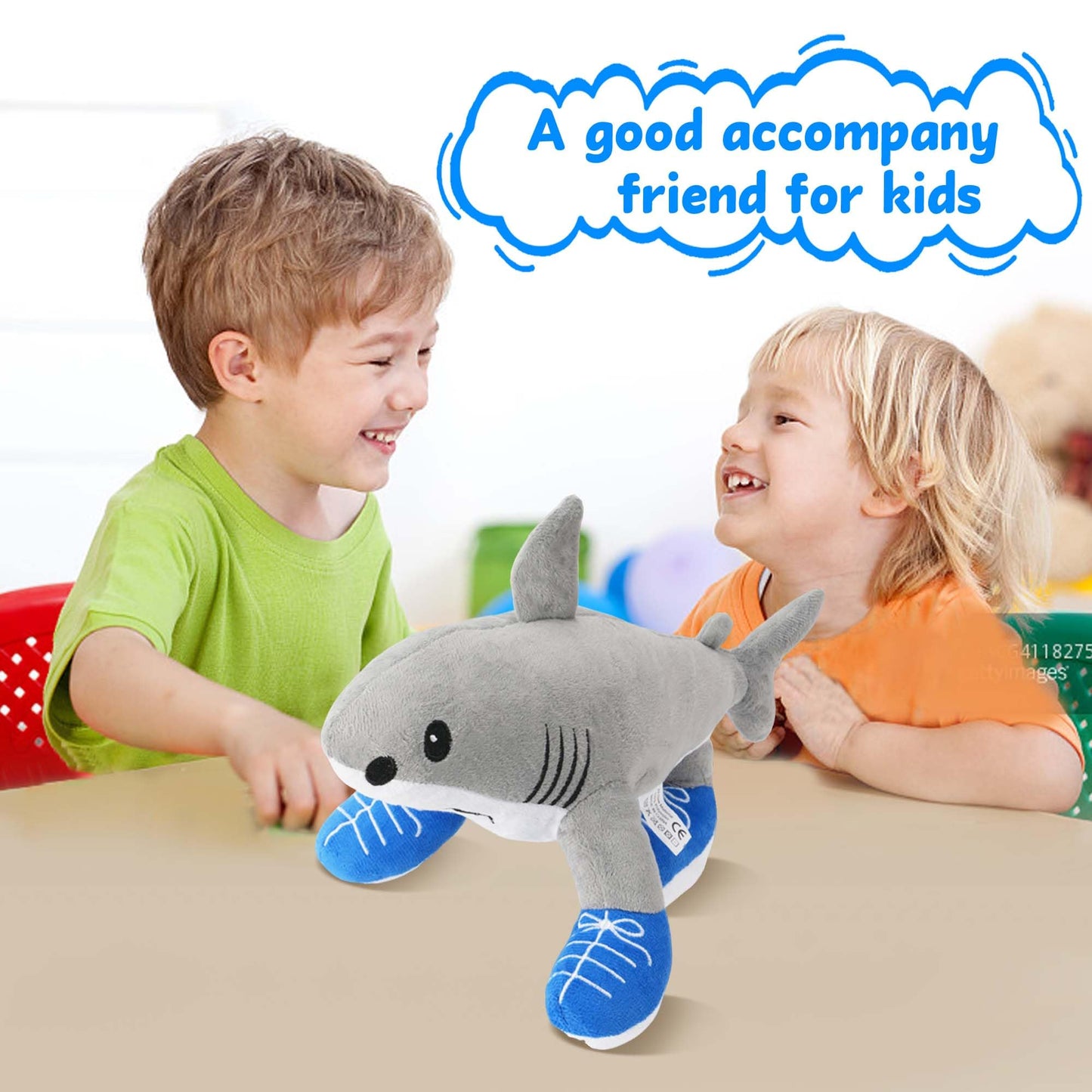 Italian Brainrot Plush Toy  14 Inch Tralalero Tralala Plushies Toys  Soft Stuffed Funny Meme Animals Dolls Gifts for Kids Boys Girls