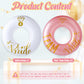 Motionchic 5 Pcs Bride Pool Float Funny Bachelorette Party Decorations Inflatable Pool Tubes for Adults 48'' Team Bridal Pool Fl