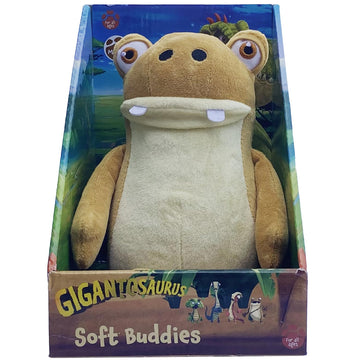 Gigantosaurus: 10'' Dinosaur Soft Plush - Mazu - Tan & Green Huggable Dino, Soft Texture Stuffed Toy, Tv Series Character, Toddl