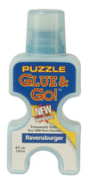 Ravensburger Puzzle Glue & Go! 4 oz Clear PVA Adhesive for Puzzles, Model 17932