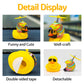 Wonuu Rubber Duck Car Decorations Cute Yellow Duck Car Dashboard Ornaments With Propeller