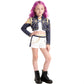 CXFEDHO Demon Costume Cute Hunter Cosplay for Girls - 2025 Pop Singer Party Performance Halloween Outfits Birthday Gift (13#blac