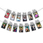 Black Glitter K-12 Graduation Photo Banner Kindergarten to 12th Grade Graduation Picture Banner for Grade Photo Kindergarten Par