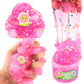 Jigejunfa Pink Clear Slime Sunflower Big Jar with Jelly Cubes  Kids Putty Party Favors  Cute Slices Mix Ins  Crunchy Crystal Bubble Slime  Soft Sludge Toy Slime for Girl Boy  Stocking Basket Stuffers