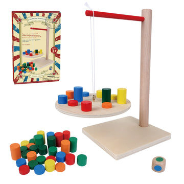 Gothink Wooden Balancing Pendulum Game, 42Pcs Montessori Balancing Toys For Kids And Adults, Interactive Educational Toy For Children'S Gift, Perfect For Parties & Travel