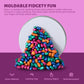 Lcvuuk Magnetic Ferrite Putty Rocks,Multicolor More Than 300 Weak Magnetic Smooth Ferrite Pebbles, Magnet Rock Desk Toys And Tim
