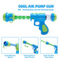 EagleStone Moveable Triceratops Shooting Toy - Medium EVA Foam, Blue, Model 8808-10B, LCD Score Record for Kids