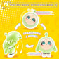 A Alpha Eggy Party Toys, Minty Action Figures Transformer Toys, 2-In-1 Eggy Wobbler Toys To All Ages, Cute Tumbler Toys For Kids