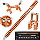 Wqwquu Fidget Pen,Magnet Pen, Decompression Magnetic Fidget Toy Pen, Magnet Pen Fidget Toy Relieve Pressure Novel Toy Gifts For Kids Or Friends! (Orange)
