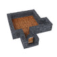 Warlock Tiles: Expansion – 1 In. Dungeon Straight Walls