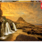 Educa - Kirkjufellsfoss Waterfall, Iceland - 1000 Piece Jigsaw Puzzle - Puzzle Glue Included - Completed Image Measures 26.8' X 18.9' - Ages 14+ (17971)