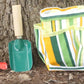 G & F 10012 Justforkids Kids Garden Tools Set With Tote Hand Rake Shovel Trowel,Assorted