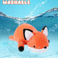 22' Weighted Stuffed Animals, 4.2Lb Cute Weighted Fox Plush Toy Throw Pillows Giant Cuddle Plushies Dolls (Fox)