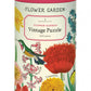 Cavallini 1000 Piece Puzzle - Flower Garden Design, Multi Color, Model PZL/FLRGRD, Made of Paper