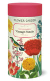 Cavallini 1000 Piece Puzzle - Flower Garden Design, Multi Color, Model PZL/FLRGRD, Made of Paper