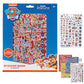 Nickelodeon Paw Patrol Stickers For Kids, 14 Sheet Paw Patrol Sticker Book Set Including Puffy Stickers, 1200+ Stickers