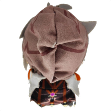 Kooliya Small Size Genshin Impact Figure Plush Doll - Razor (4 Inch), Keychain Anime Figure Soft Stuffed Gift For Game Fans (Raz