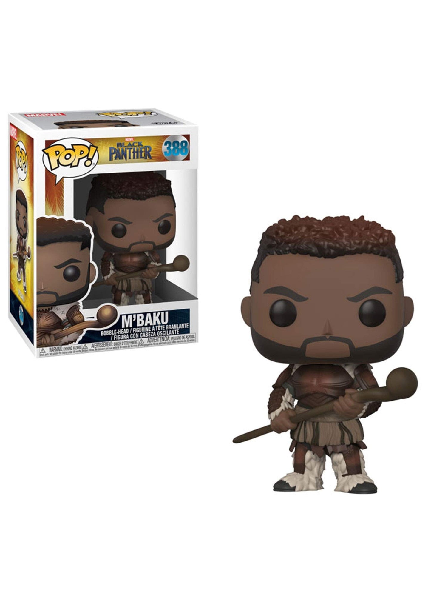 Funko Pop Marvel: Black Panther-M'Baku Collectible Figure, Multicolor