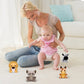 Elcoho 14 Pieces Safari Mini Jungle Animal Plush Toys Small Stuffed Forest Animals Plush Toys 3.75 Inch Keychain Decorations For Animal Themed Parties Goody Bags Filler Favors (Sitting)