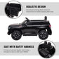 Enyopro Ride On Car For Kids, Licensed Chevrolet Tahoe Suv 12V7Ah Battery Powered Ride On Toy Car, Kids Boys Girls Electric Car With Remote Control, Led Lights, Bluetooth Music, Horn, 3 Speeds (Black)