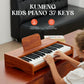 Kids Piano Keyboard, 37 Keys Digital Piano For Children, Toddler Music Educational Instrument Toy Wood Piano For 3+ Girls And Bo