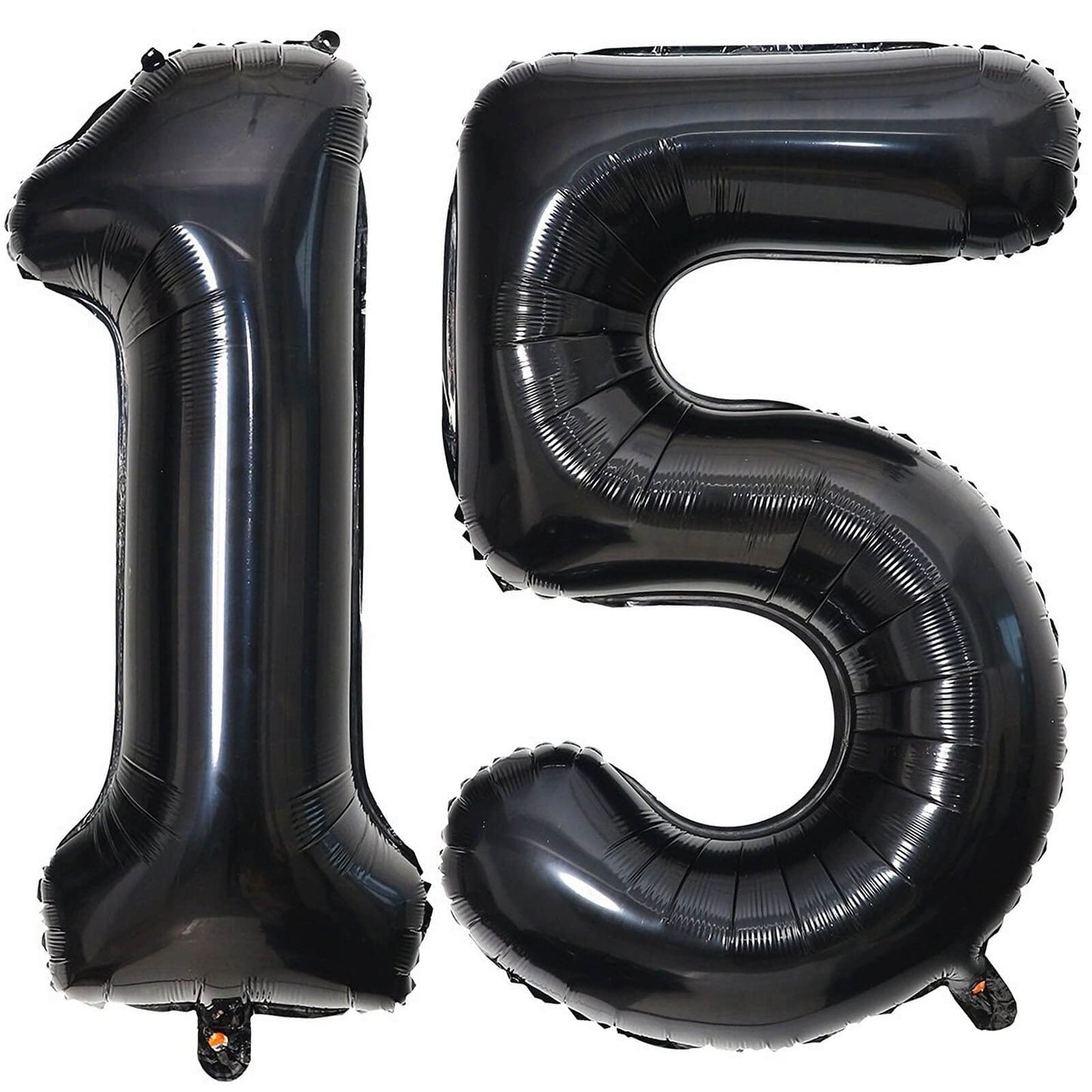 40 Inch Black 15 Number Balloons Giant 15 Balloons Black Birthday Balloons 15Th Birthday Anniversary Events Party Decorations Su