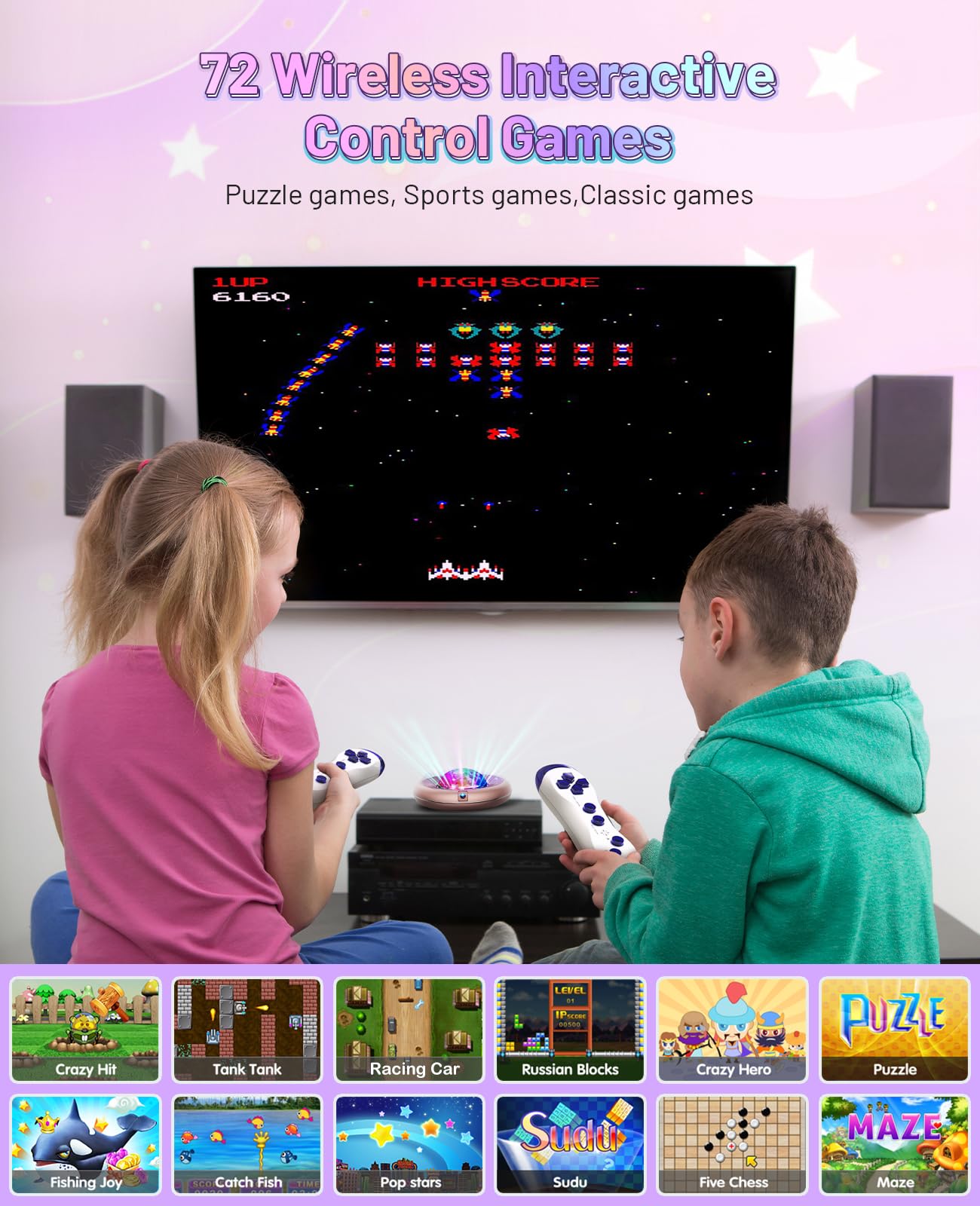 Haphom Dance Mat For Girls Boys - Wireless Dance Pad For Tv With Camera, Plug And Play Double User Dance Mat Game, Danceing Mat For Family Games, Christmas And Birthday Gift Toys For Kids And Adults