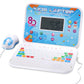 LESHITIAN Kids Laptop - 80 Learning Modes, Educational Computer for Ages 5+, White, Plastic