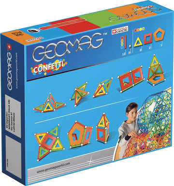 Geomag - Confetti - 32Piece Magnetic Building Set, Certified Stem Construction Toy, Safe for Ages 3 & Up