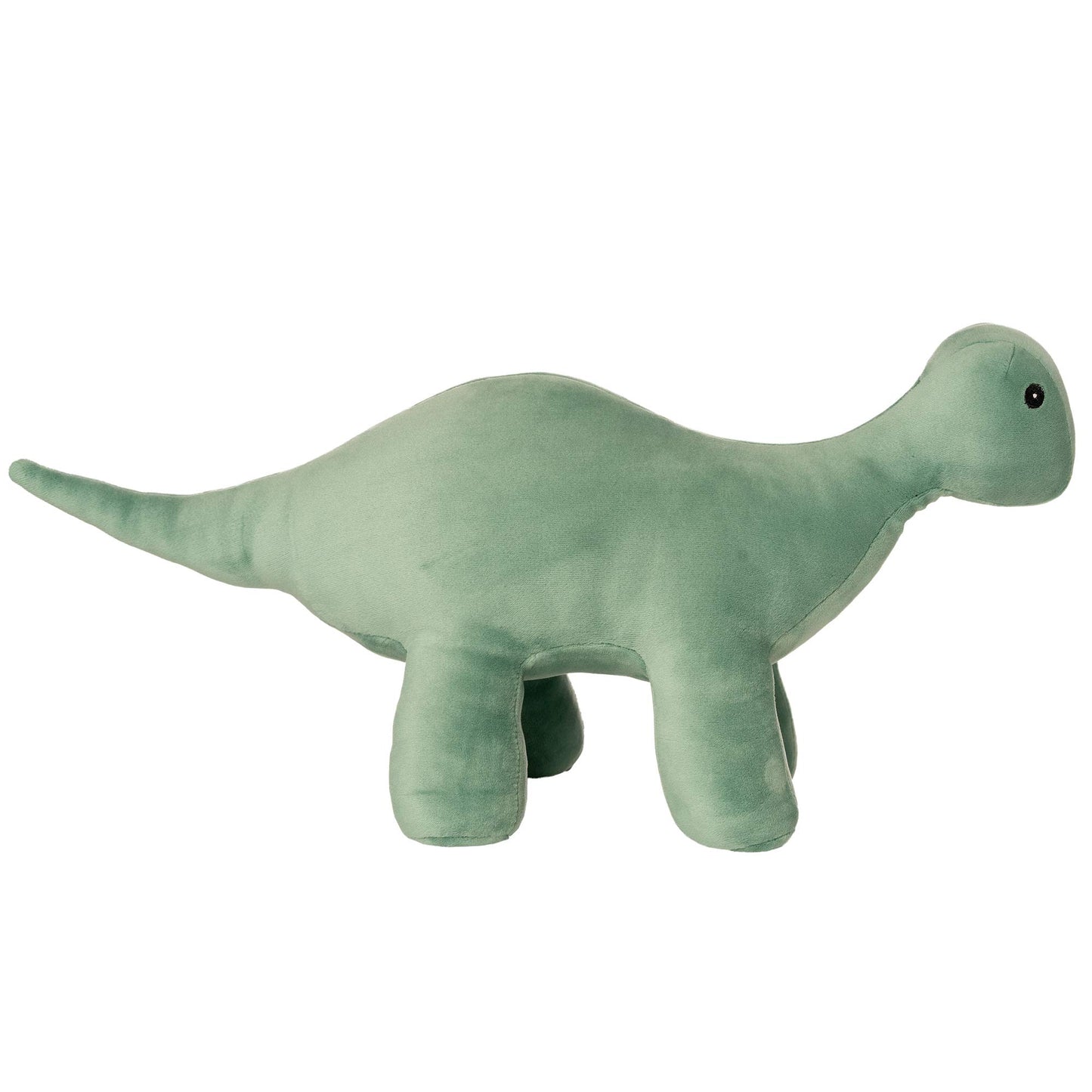 Manhattan Toy Stomper Velveteen Brontosaurus Dinosaur Stuffed Animal, 7''