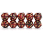 Smartdealspro 10-Pack 20 Sided Dice D20 Polyhedral Dice For Dnd Rpg Mtg Table Game (Color 13)