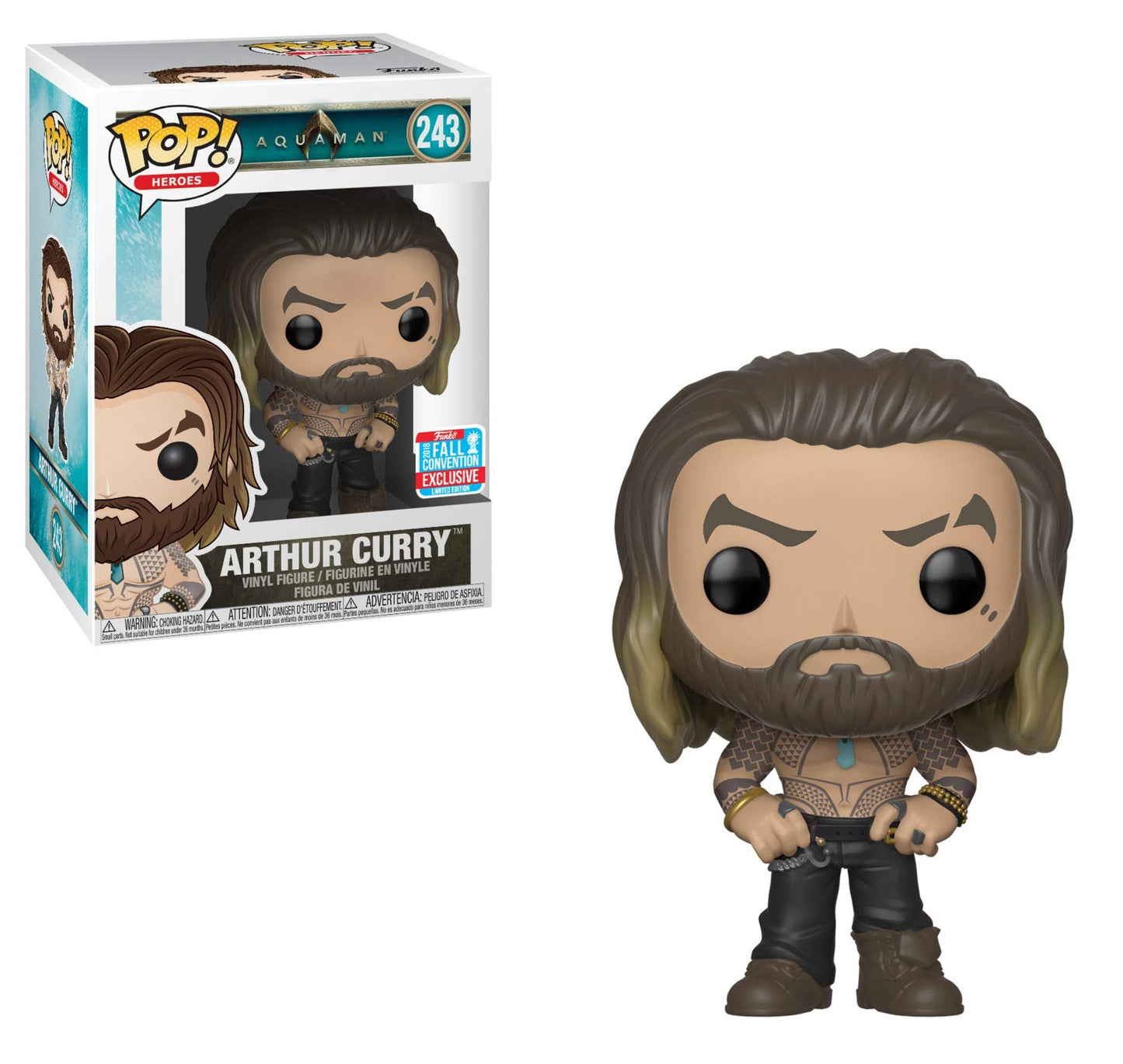 Funko Pop! Aquaman Arthur Curry Fall Convention Exclusive Figure