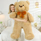 Morismos Giant Teddy Bear 4 Ft Stuffed Animal For Girlfriend,Cuddly Stuffed Big Bear Plush Toy For Valentines Gift,47 Inches Big Stuffed Animal Bear Christmas Baby Shower For Boyfriend,Wife,Children