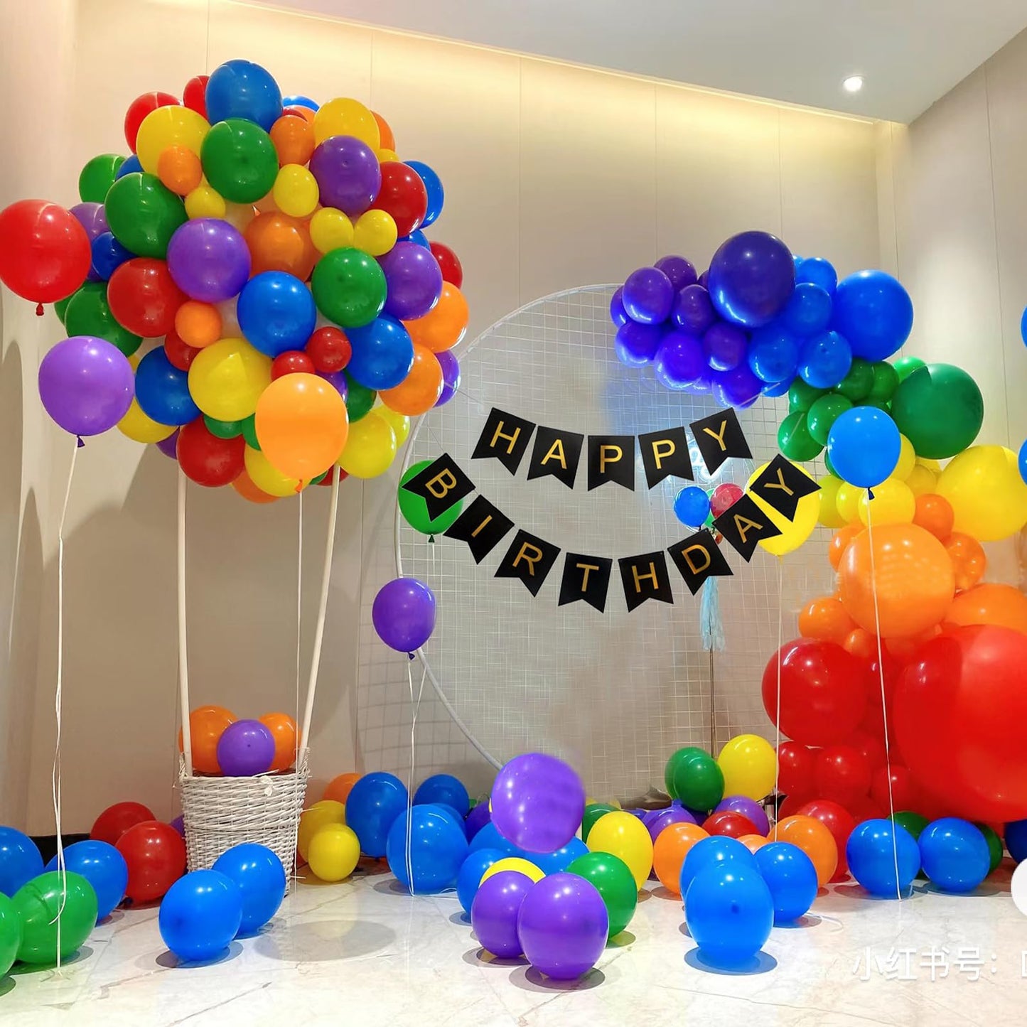 164Pcs Rainbow Balloons For Balloon Arch