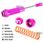 4PCS All Aluminum Front Rear RC Shocks Upgrade Parts for 1/10 Slash 4x4 Rustler 4X4 Stampede 4X4 Hoss 4X4, ARRCat Big Bore RC Sh
