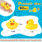 Gadiedie Rubber Duck 50 Pack Mini Rubber Ducky Float Ducks Baby Bath Toy, Great For Jeep Ducking, Shower, Birthday Party, Carnival Game Gift(1.6'X 1.5' X 1.2')