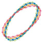 Blinkee Peace Sign Bead Necklace Assorted Pack Of 12