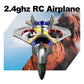 Goolrc V17 Remote Control Plane, 2.4Ghz Foam Rc Airplanes Jet Fighter Stunt Rc Airplane With Spinning Drone,Gravity Sensing,Stun