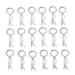 Honbay 100PCS 1/10 Metal Car Truck Buggy Shell Body Clips Pins for for RC Vehicles