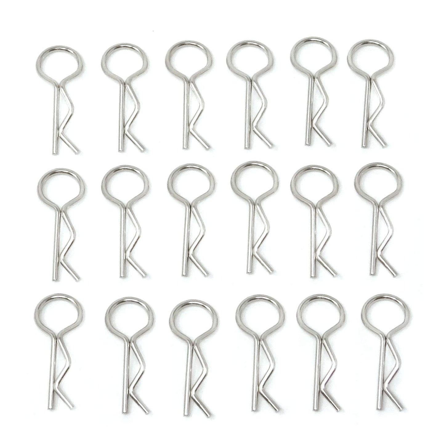 Honbay 100PCS 1/10 Metal Car Truck Buggy Shell Body Clips Pins for for RC Vehicles