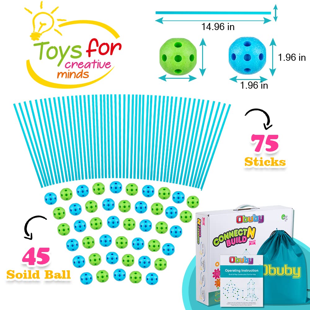 Kids Fort Building Kit 120 Pieces Construction Stem Toys For 5 6 7 8 9 10 11 12 Years Old Boys And Girls Ultimate Forts Builder Gift Build Diy Educational Learning Toy For Indoor & Outdoor